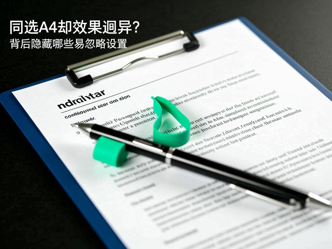 Word同选A4却效果迥异?背后隐藏哪些易忽略设置? 第2张 Word同选A4却效果迥异?背后隐藏哪些易忽略设置? 第2张