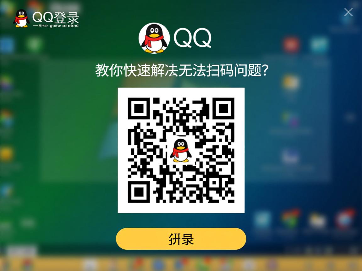 电脑QQ二维码登录突然失效?教你快速解决无法扫码问题 第2张 电脑QQ二维码登录突然失效?教你快速解决无法扫码问题 第2张