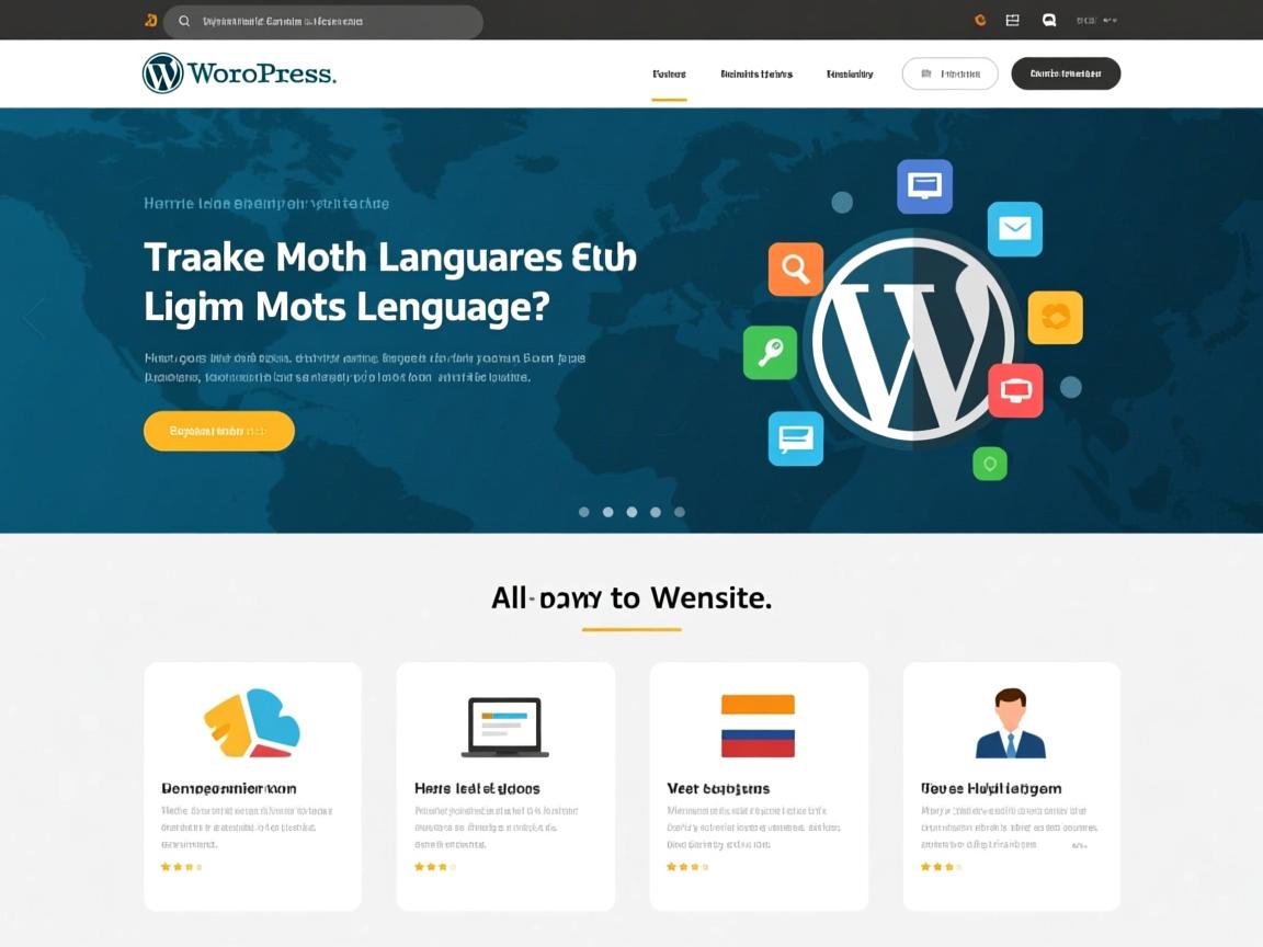 如何在WordPress中快速调用多语言包实现多语言网站？