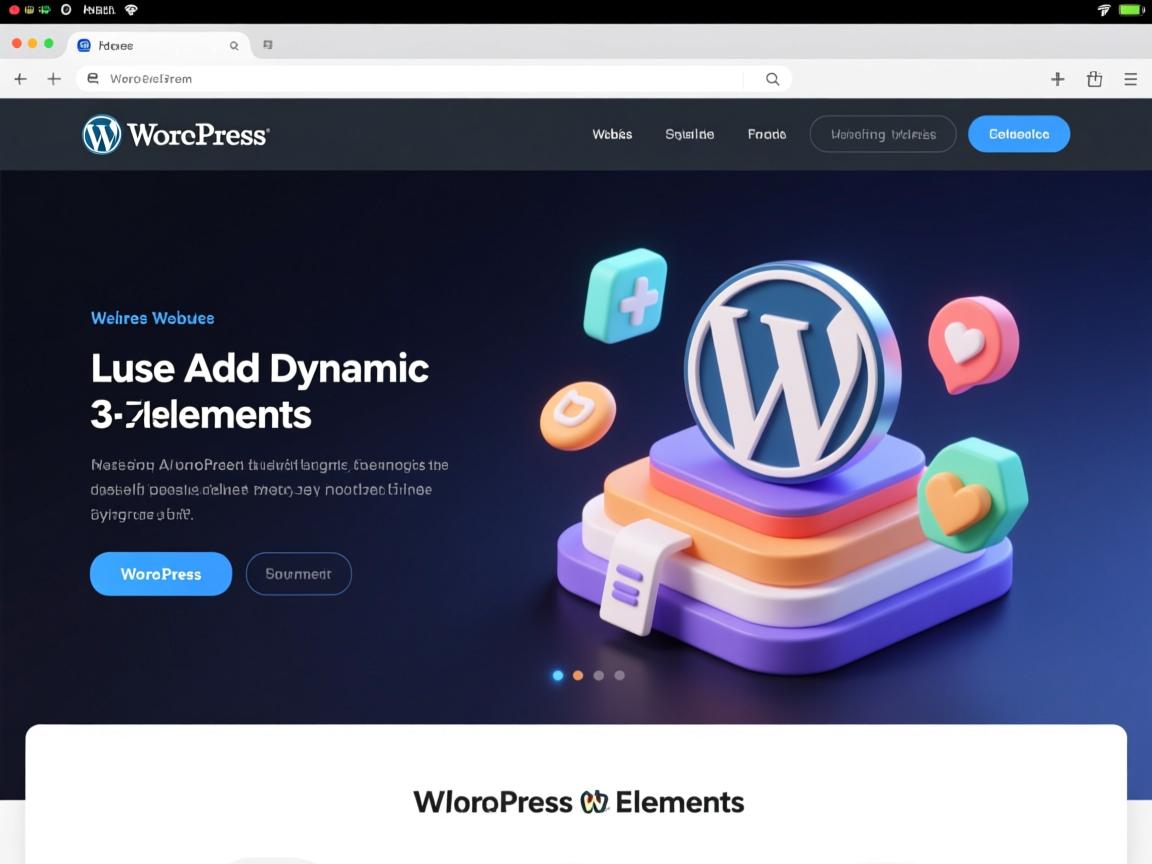 如何在WordPress网站中轻松添加动态3D元素？  第3张