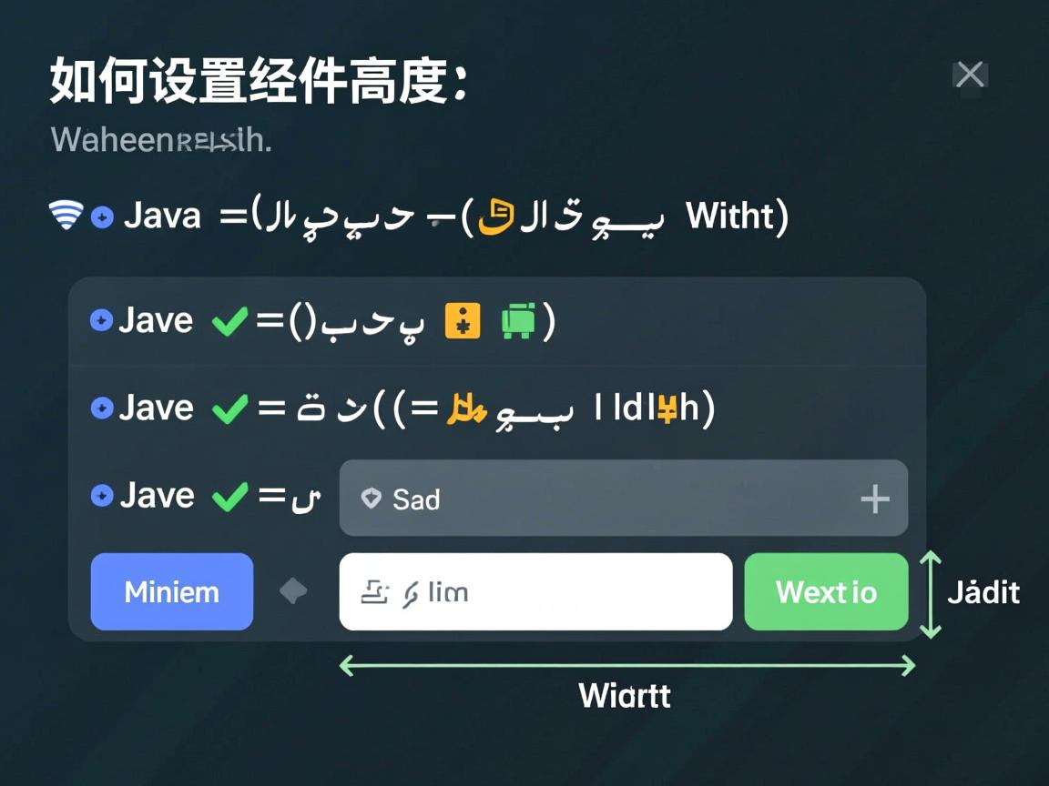 Java如何设置组件高度和宽度? 第3张 Java如何设置组件高度和宽度? 第3张
