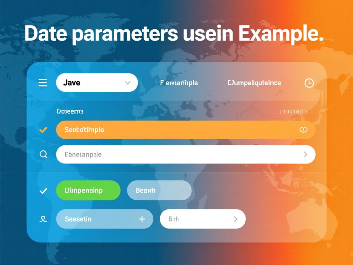 Java Date参数使用示例