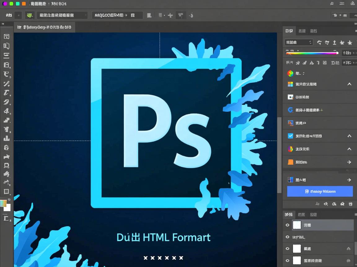 PS怎样导出HTML格式？