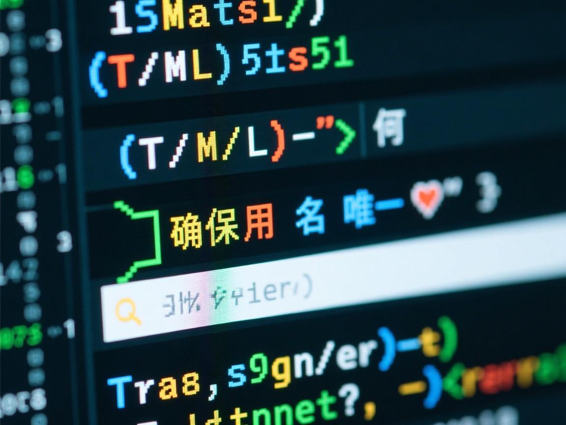 HTML如何确保用户名唯一性？  第2张