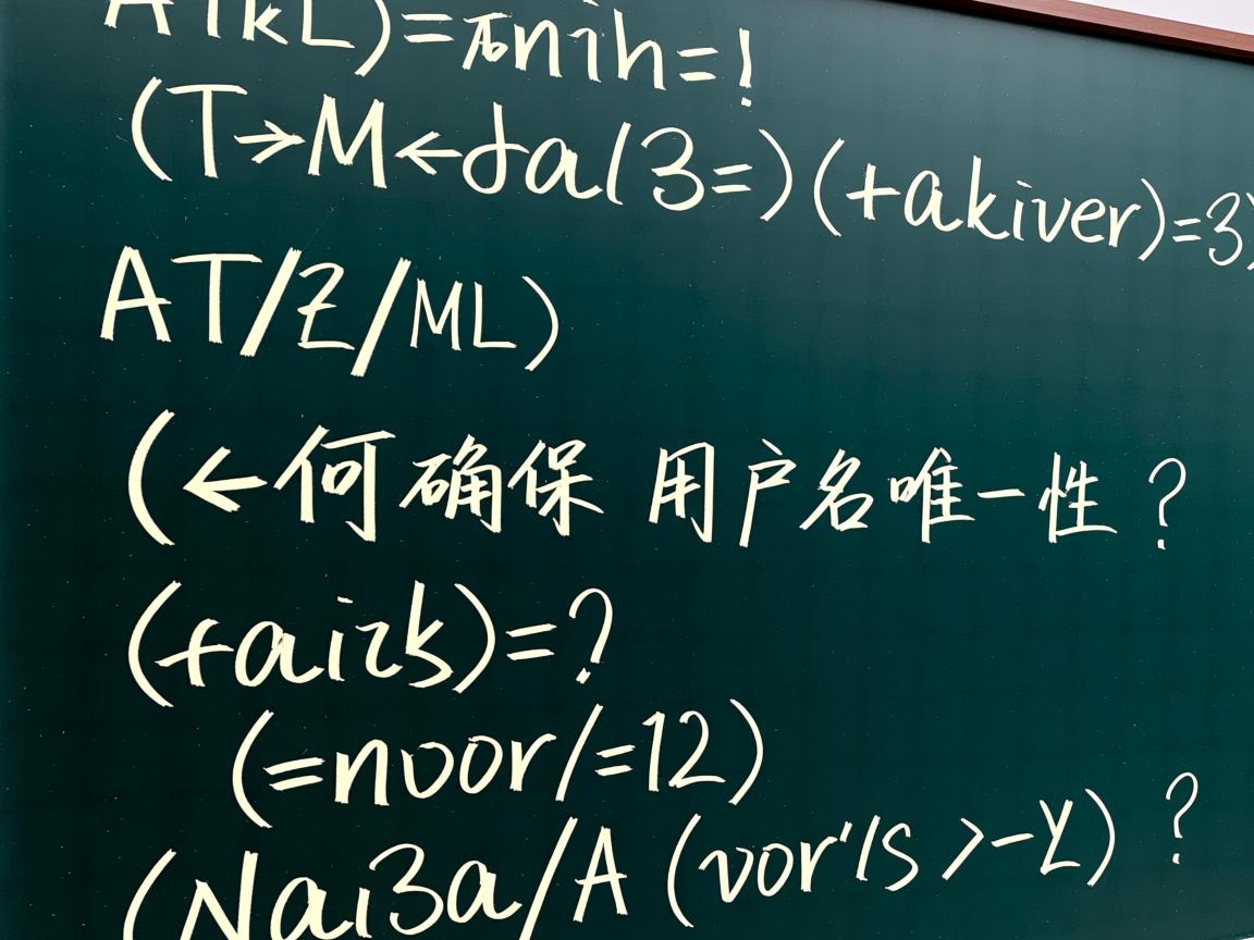 HTML如何确保用户名唯一性？  第3张