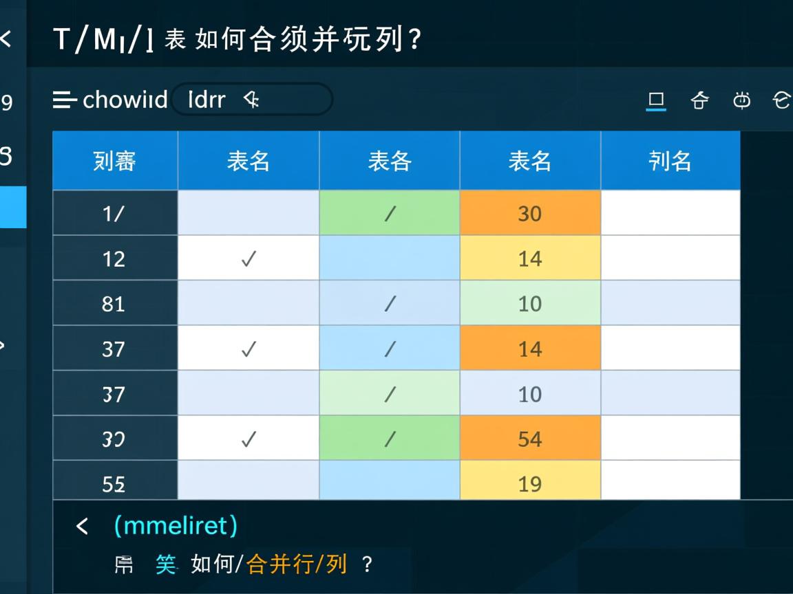 HTML表格如何合并行列? 第1张 HTML表格如何合并行列? 第1张