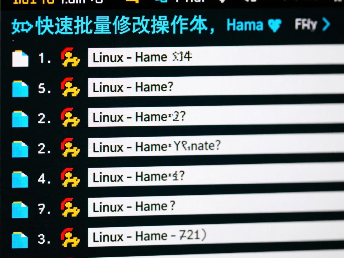 Linux如何快速批量修改文件名操作 第2张 Linux如何快速批量修改文件名操作 第2张