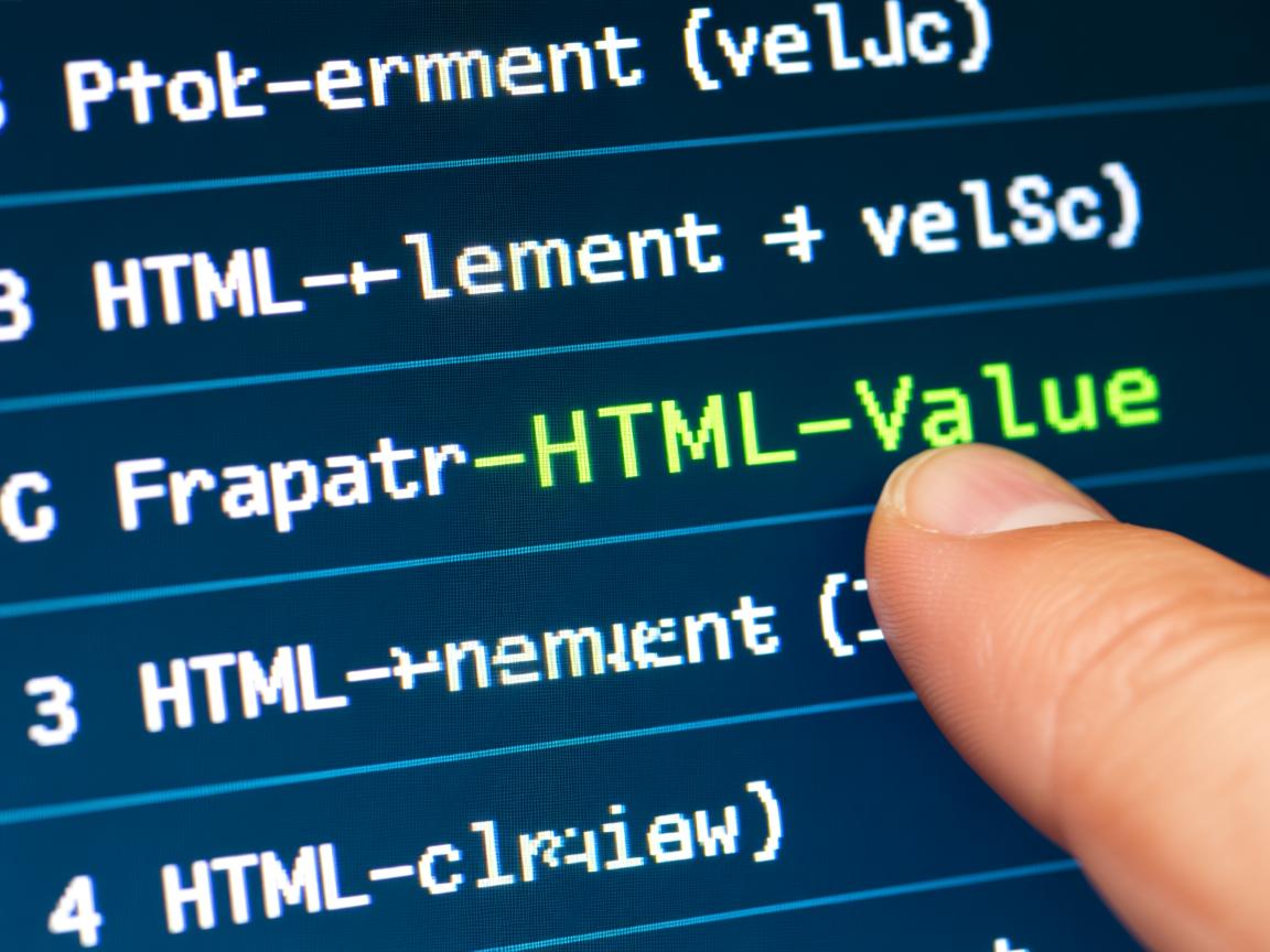 如何快速获取HTML元素值 第3张 如何快速获取HTML元素值 第3张