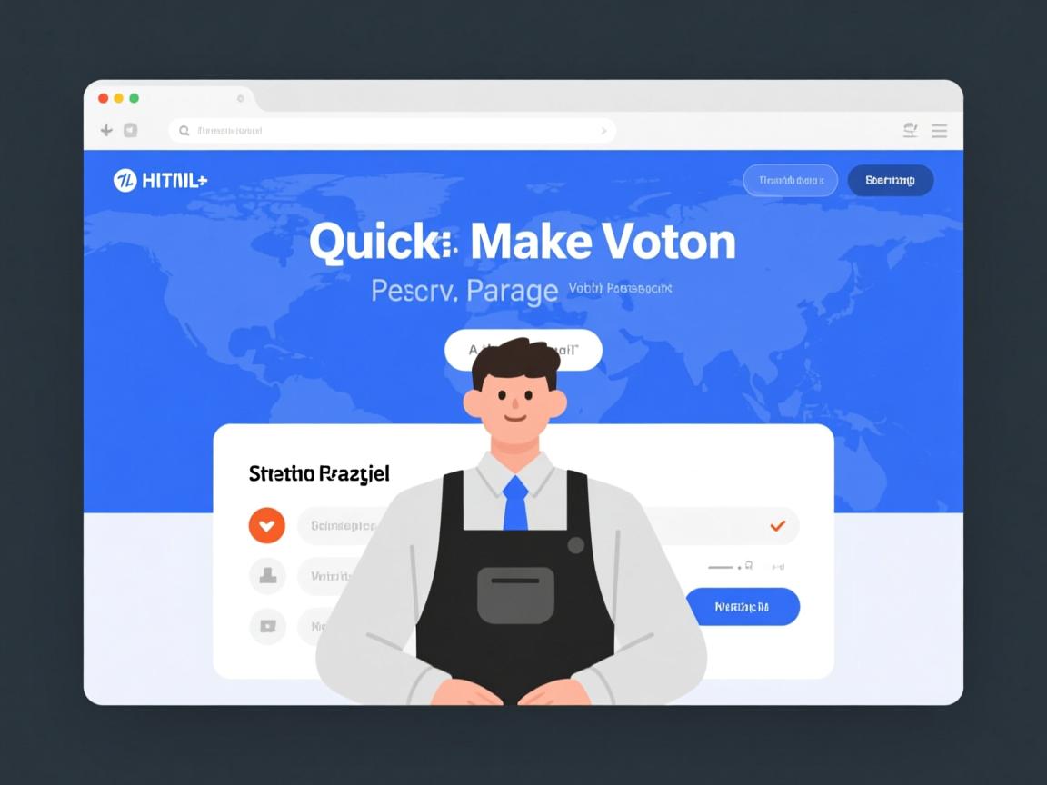 HTML如何快速制作投票页面? 第2张 HTML如何快速制作投票页面? 第2张