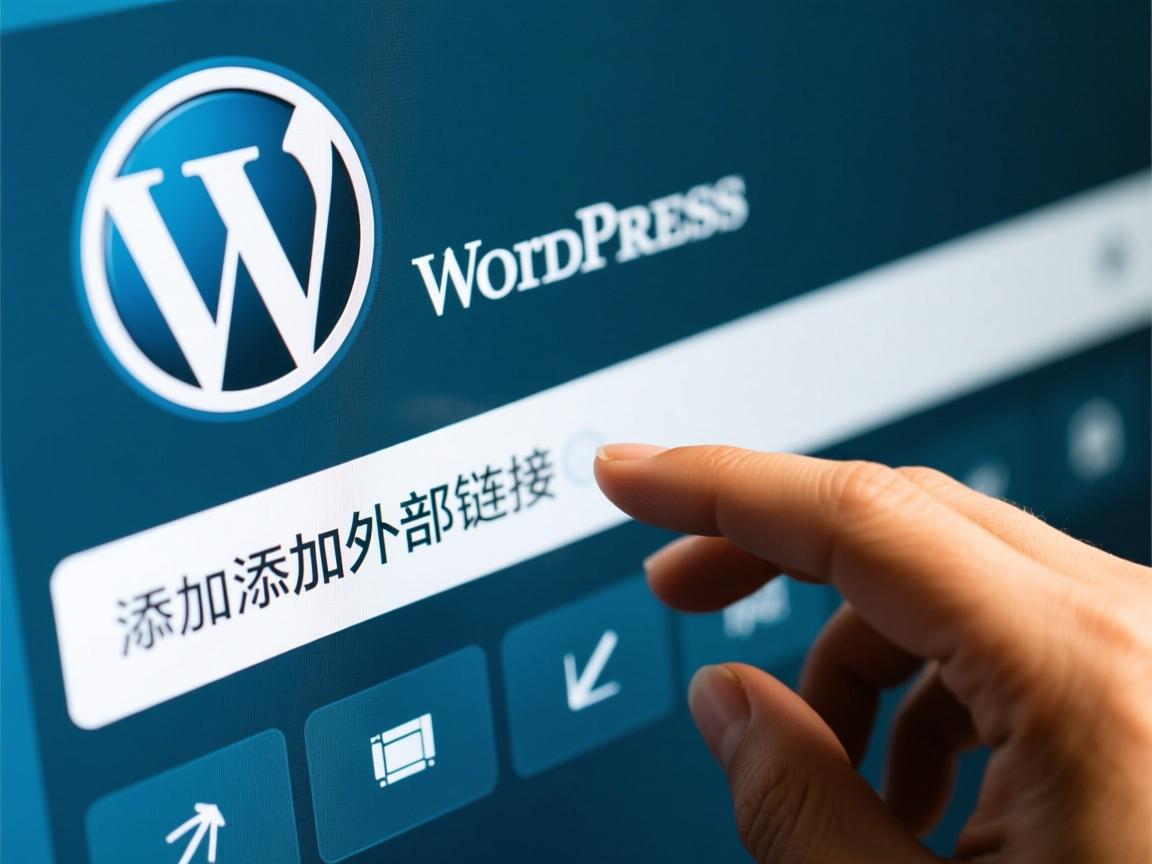 WordPress如何添加外部链接？
