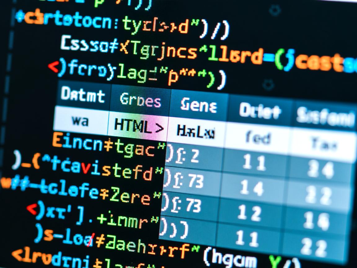 如何在HTML中快速循环创建表格? 第1张 如何在HTML中快速循环创建表格? 第1张