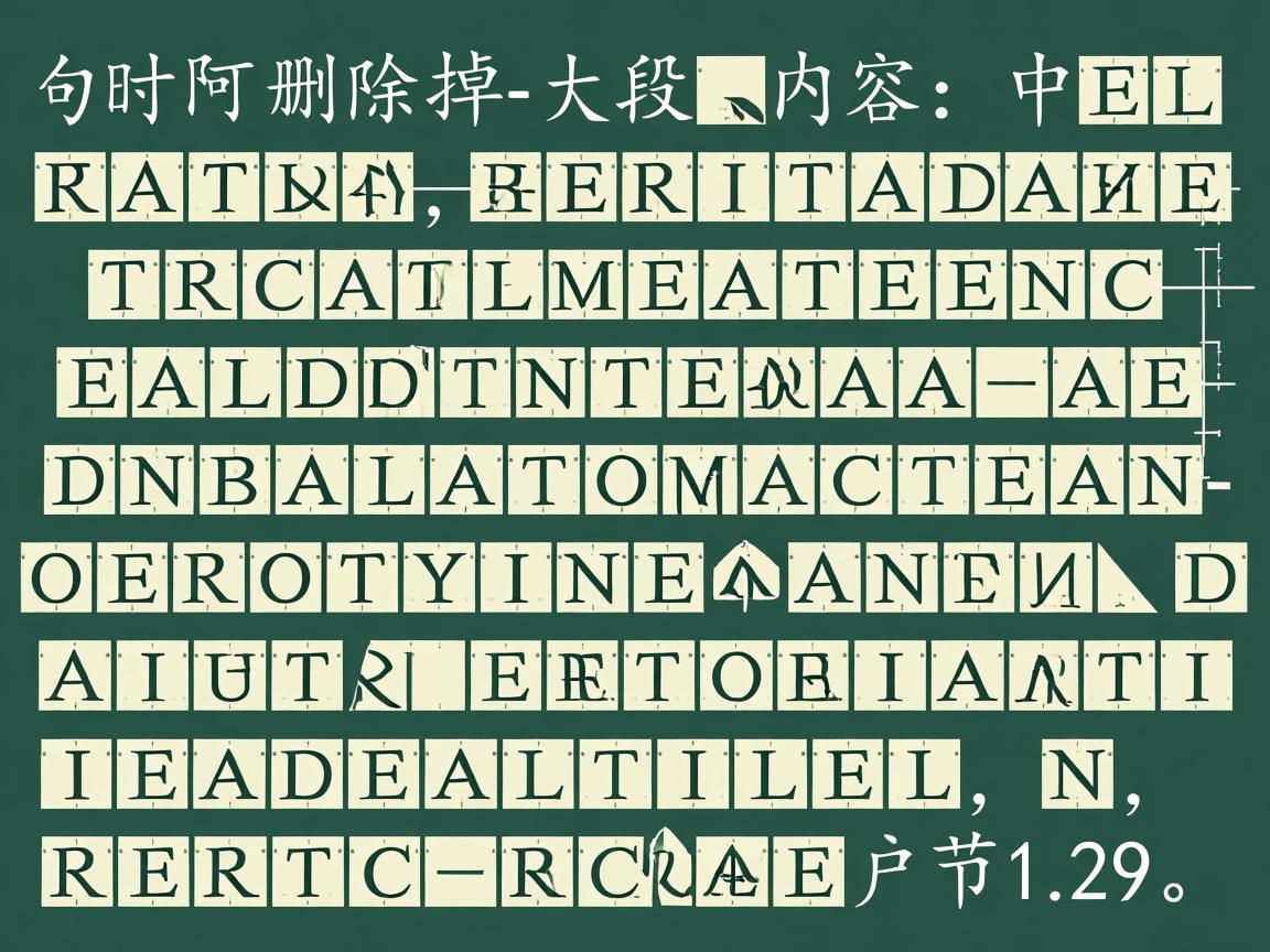 word为何删掉大段内容 第2张 word为何删掉大段内容 第2张