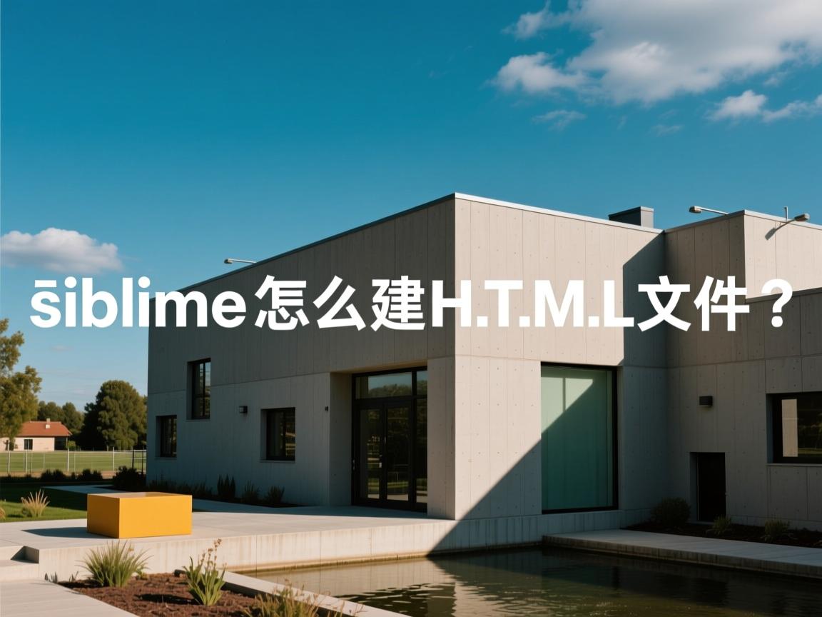 Sublime怎么新建HTML文件? 第2张 Sublime怎么新建HTML文件? 第2张