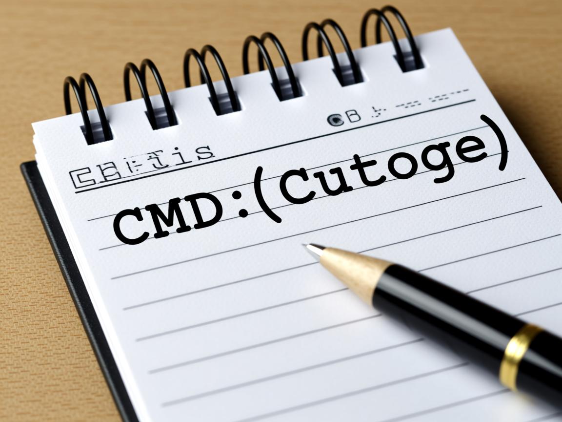 如何用记事本写CMD命令？  第2张