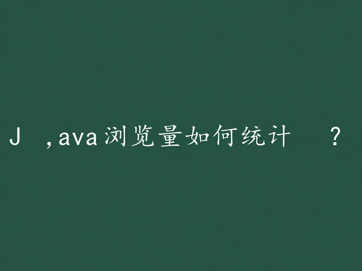 Java浏览量如何统计？  第3张