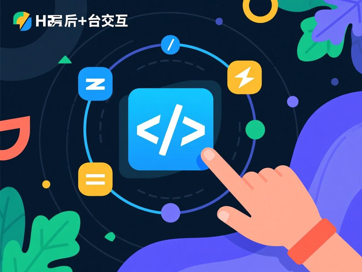 HTML如何实现后台交互？