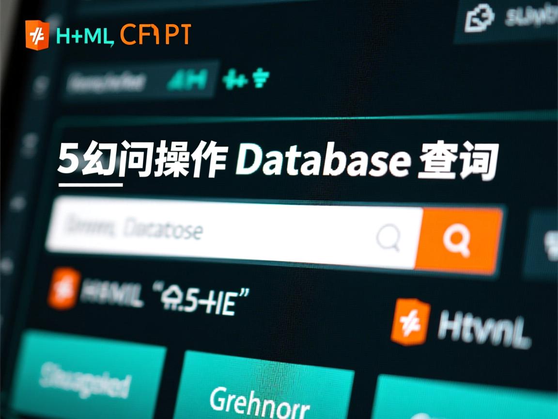 HTML5如何操作数据库查询？  第1张