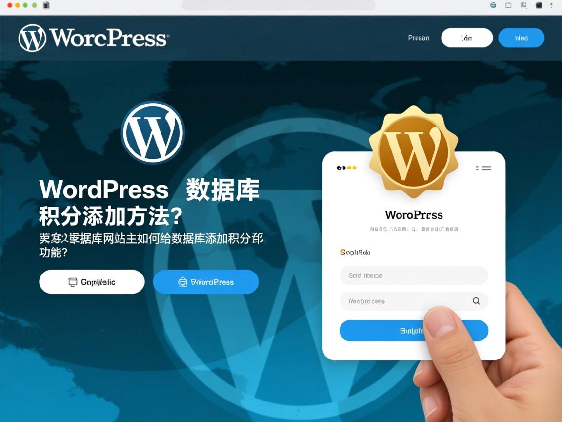 WordPress数据库积分添加方法?,WordPress网站主如何给数据库添加积分功能? 第1张 WordPress数据库积分添加方法?,WordPress网站主如何给数据库添加积分功能? 第1张