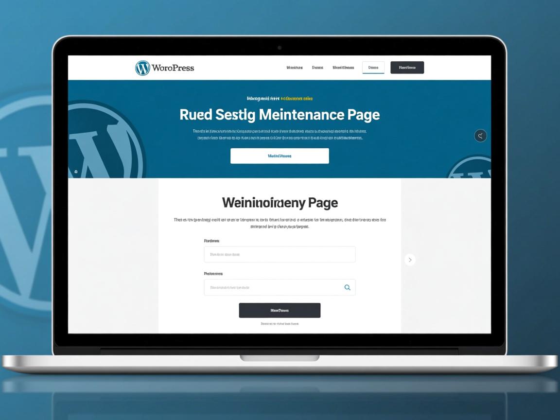 如何让WordPress快速设置维护页面? 第1张 如何让WordPress快速设置维护页面? 第1张