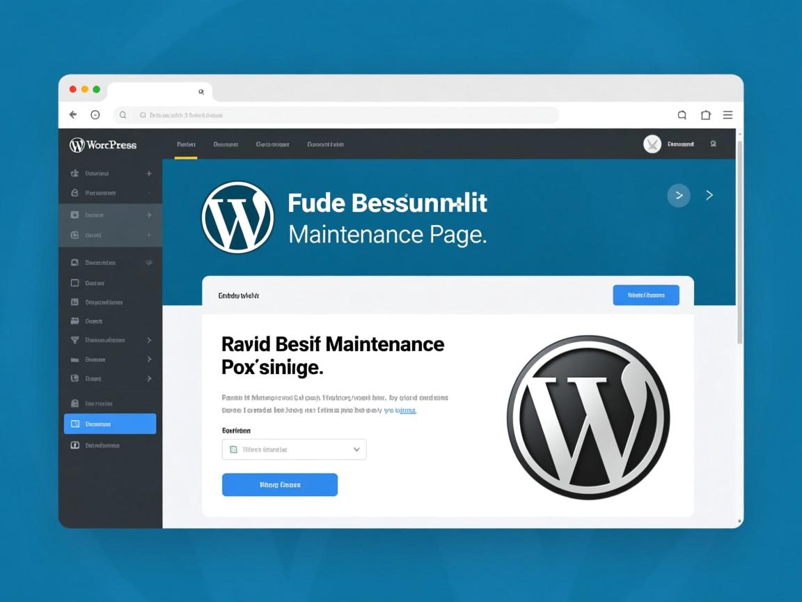 如何让WordPress快速设置维护页面? 第3张 如何让WordPress快速设置维护页面? 第3张