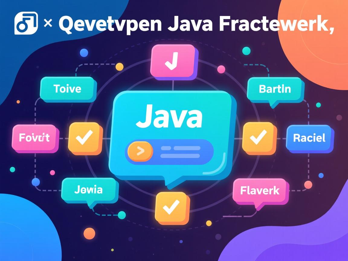 如何快速开发Java框架? 第1张 如何快速开发Java框架? 第1张