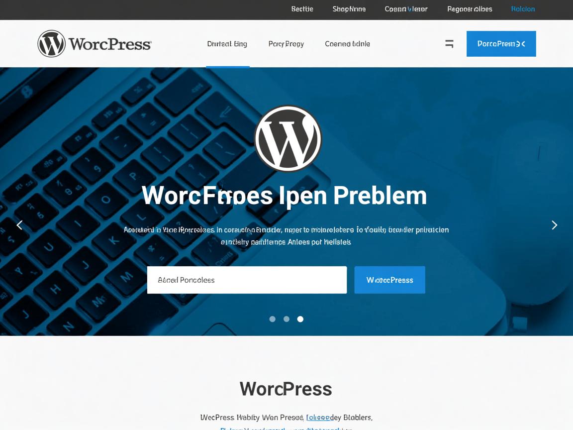解决WordPress网站打不开问题  第2张