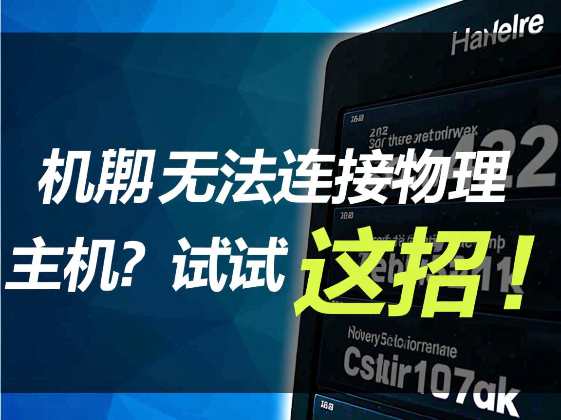 虚拟机无法连接物理主机？试试这招！