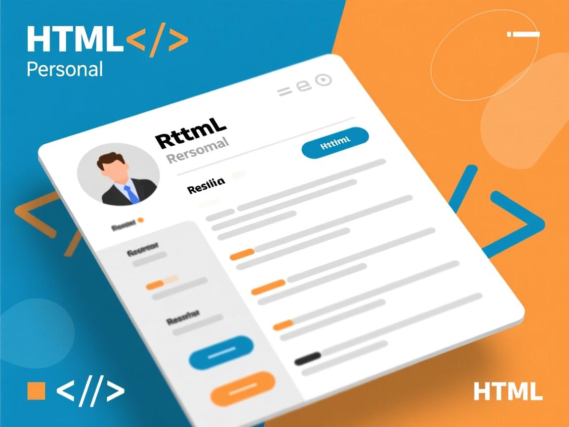 怎么用HTML制作简单的个人简历？