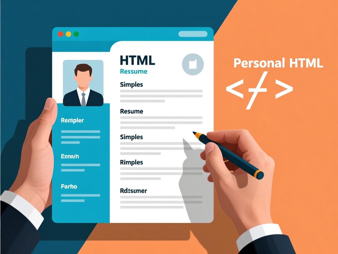 怎么用HTML制作简单的个人简历？  第2张