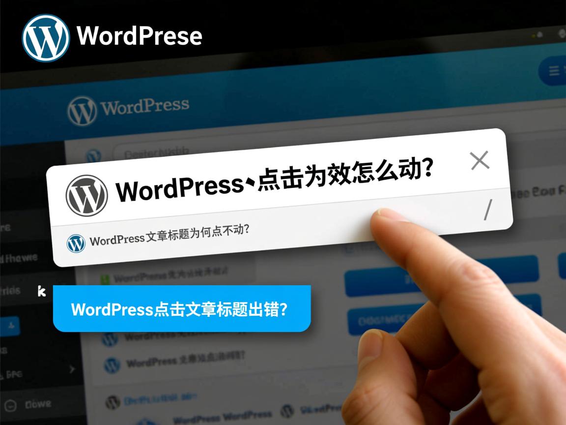 WordPress文章标题点不开为何？，WordPress标题点击无效怎么办？，WordPress文章标题为何点不动？，WordPress标题无法点击原因？，WordPress点击文章标题出错？