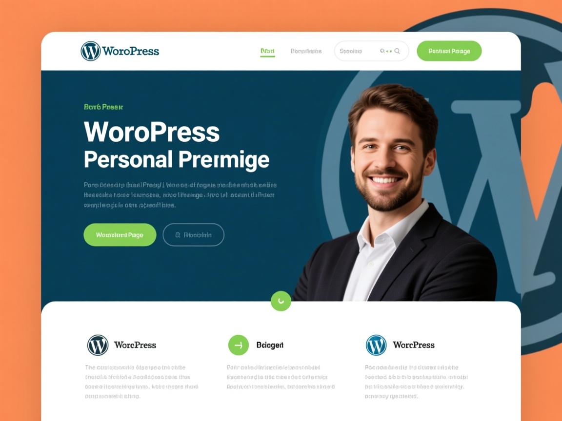 如何快速用WordPress打造个人简介页面？  第3张