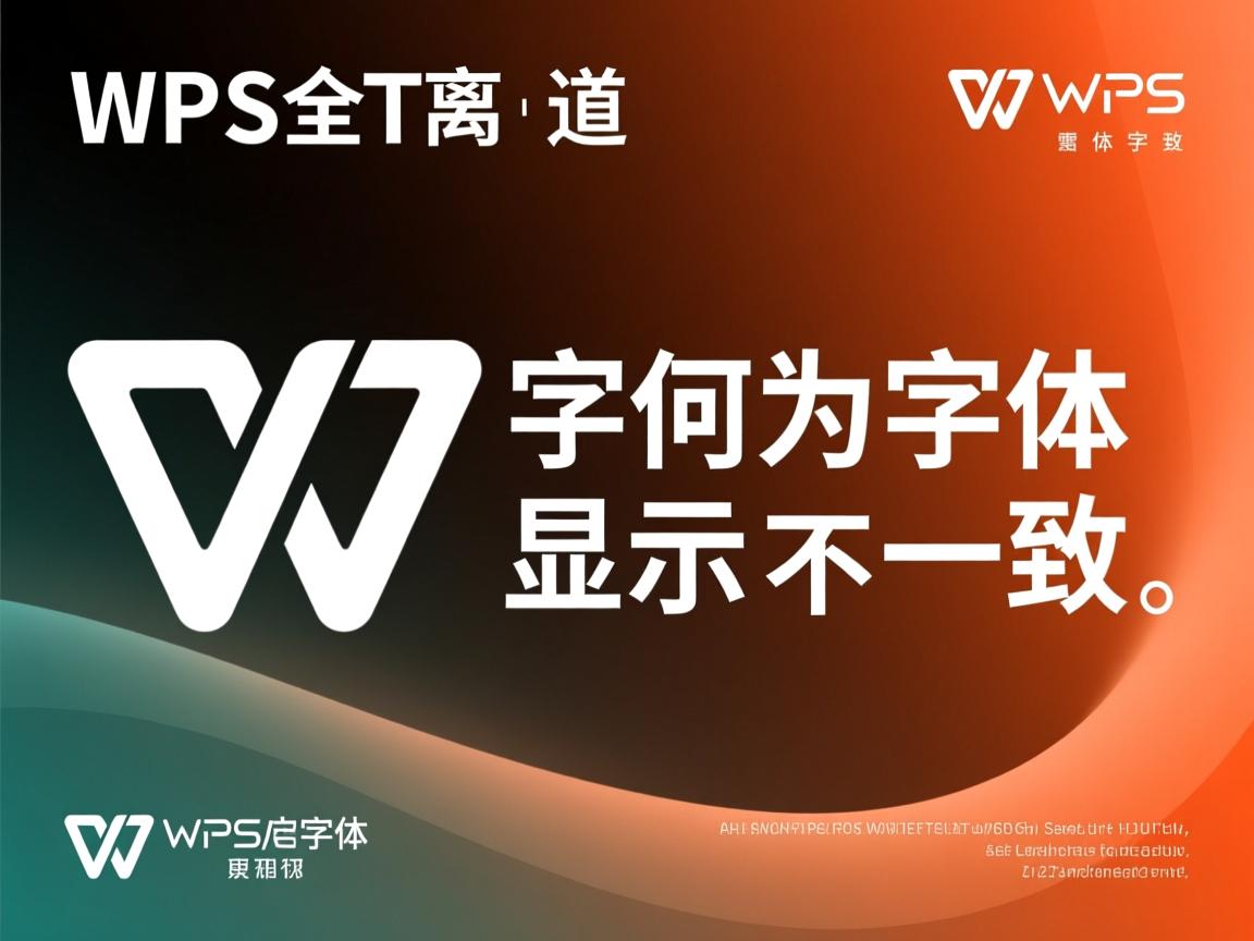 WPS同字体为何显示不一致? 第1张 WPS同字体为何显示不一致? 第1张