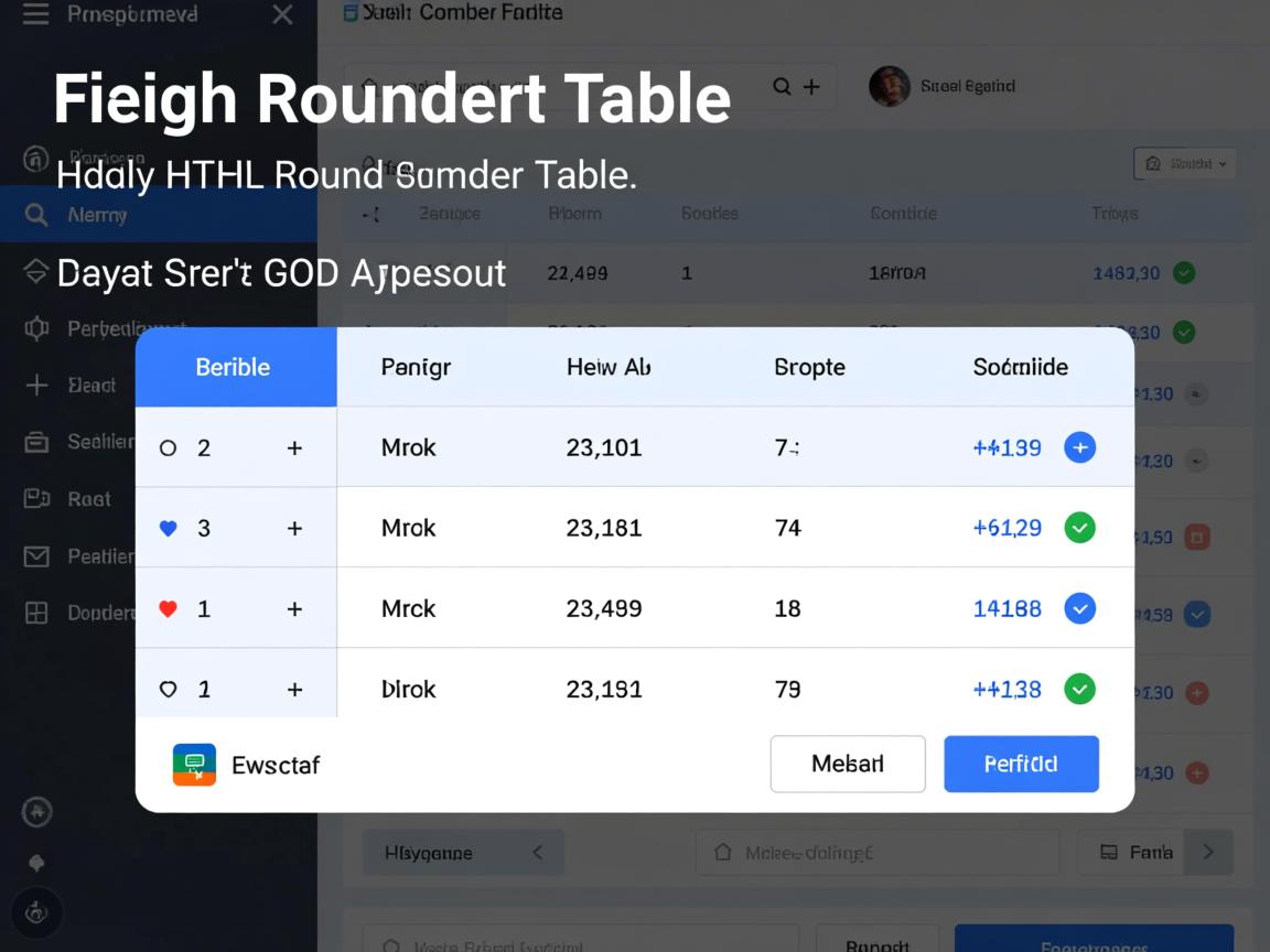 如何轻松设置HTML圆角表格? 第2张 如何轻松设置HTML圆角表格? 第2张