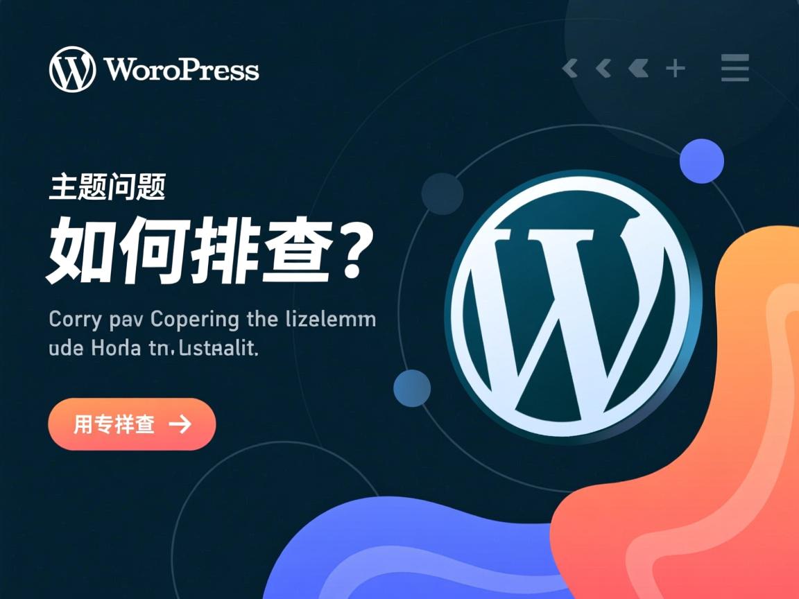 WordPress主题问题如何排查? 第3张 WordPress主题问题如何排查? 第3张