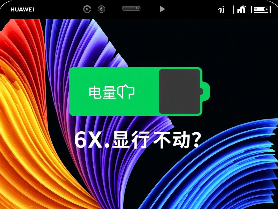 华为8X电量显示不动了？  第3张