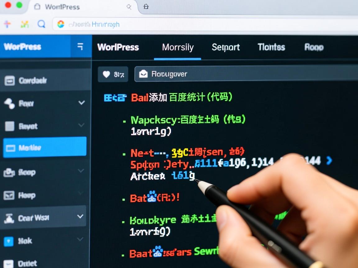 WordPress网站怎么添加百度统计代码? 第3张 WordPress网站怎么添加百度统计代码? 第3张