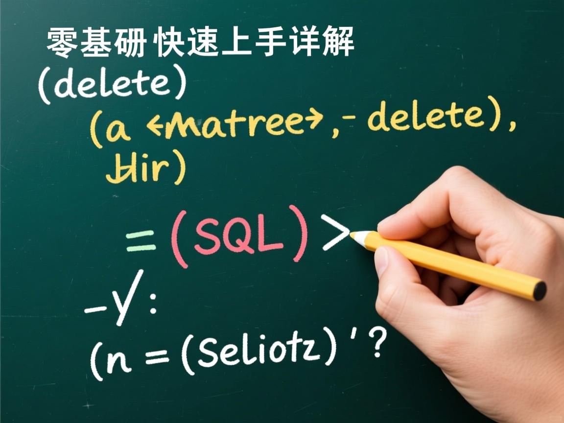 SQL delete语句如何写?零基础快速上手详解 第1张 SQL delete语句如何写?零基础快速上手详解 第1张