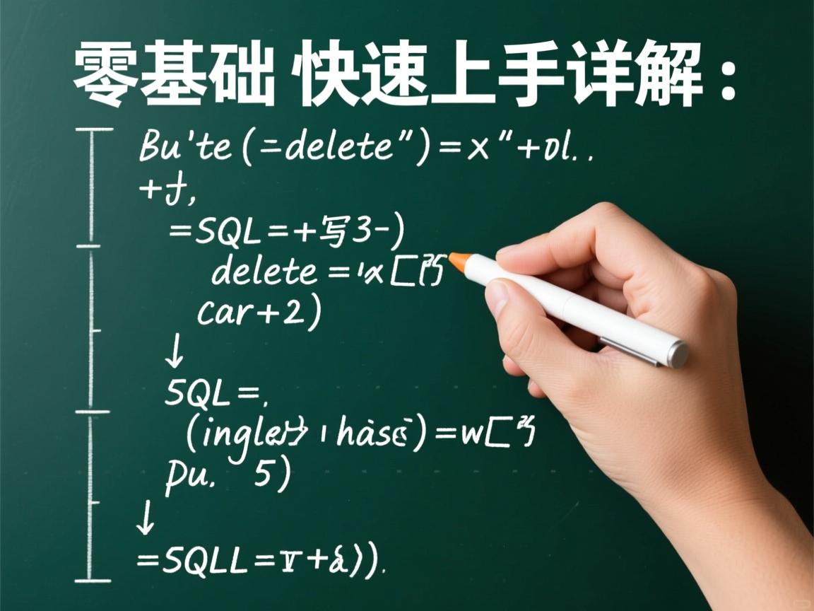 SQL delete语句如何写?零基础快速上手详解 第2张 SQL delete语句如何写?零基础快速上手详解 第2张
