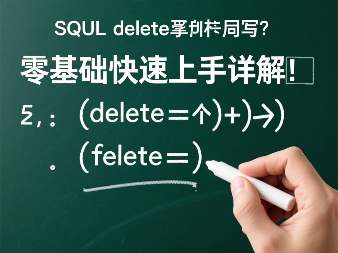 SQL delete语句如何写?零基础快速上手详解 第3张 SQL delete语句如何写?零基础快速上手详解 第3张
