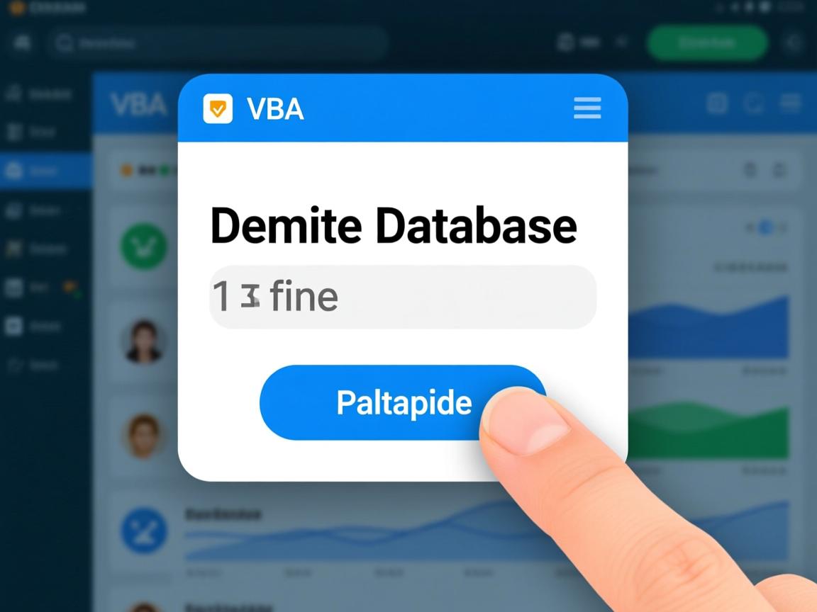 VBA如何删除数据库1行?按钮操作指南 第2张 VBA如何删除数据库1行?按钮操作指南 第2张