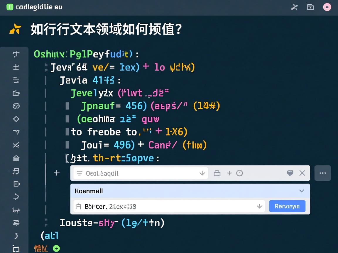 Java多行文本域如何赋值? 第3张 Java多行文本域如何赋值? 第3张
