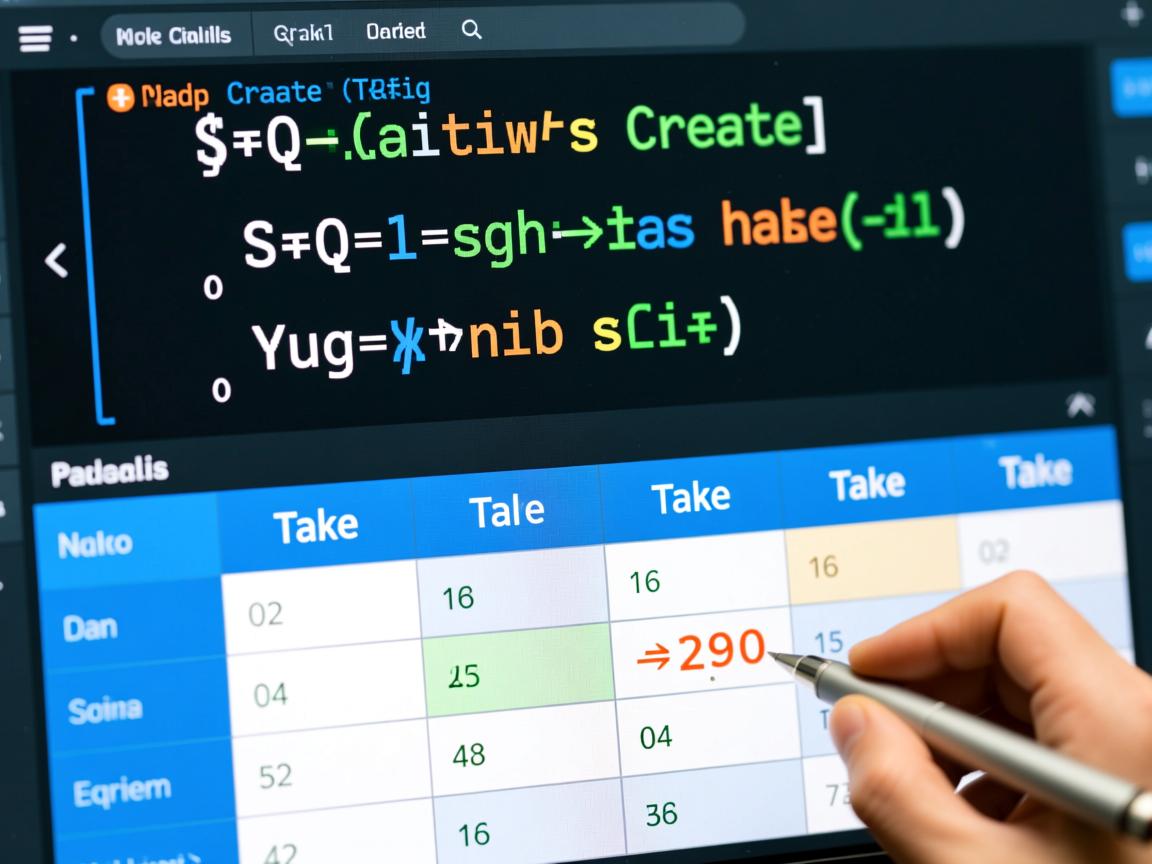 SQL代码如何创建数据表? 第3张 SQL代码如何创建数据表? 第3张