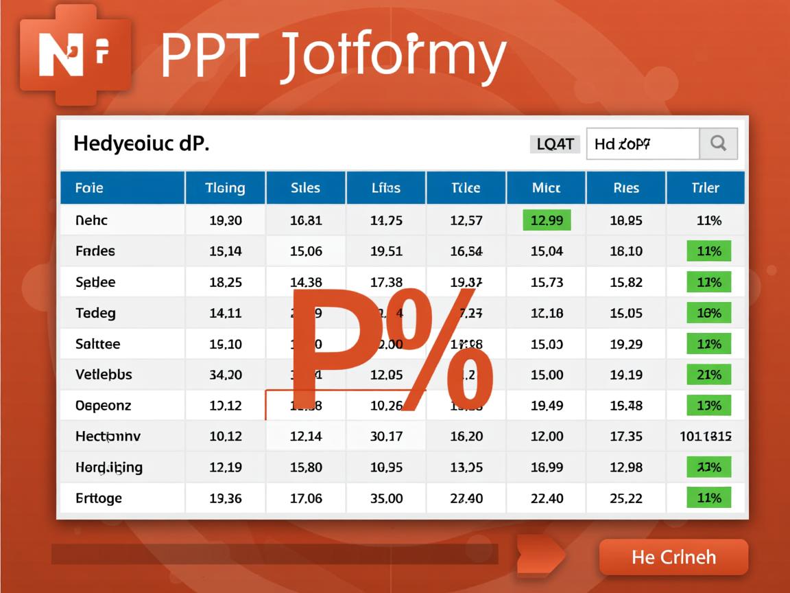 如何快速修改PPT表格数据？  第1张