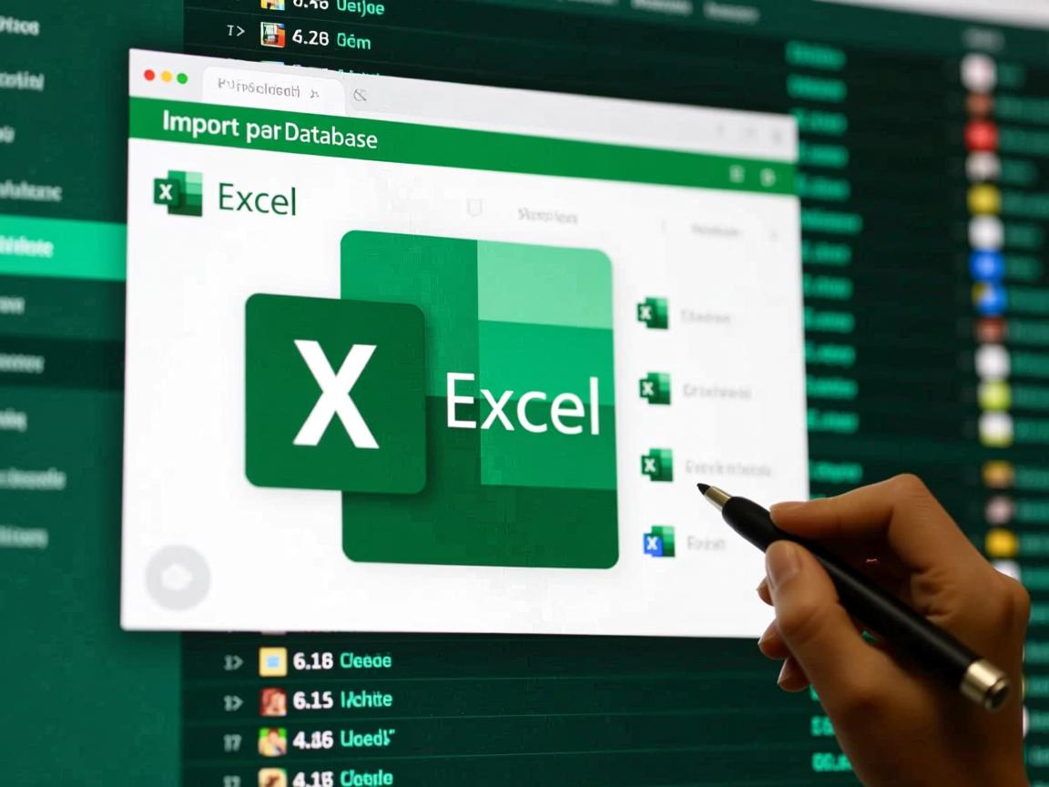 Excel如何导入部分数据库数据？