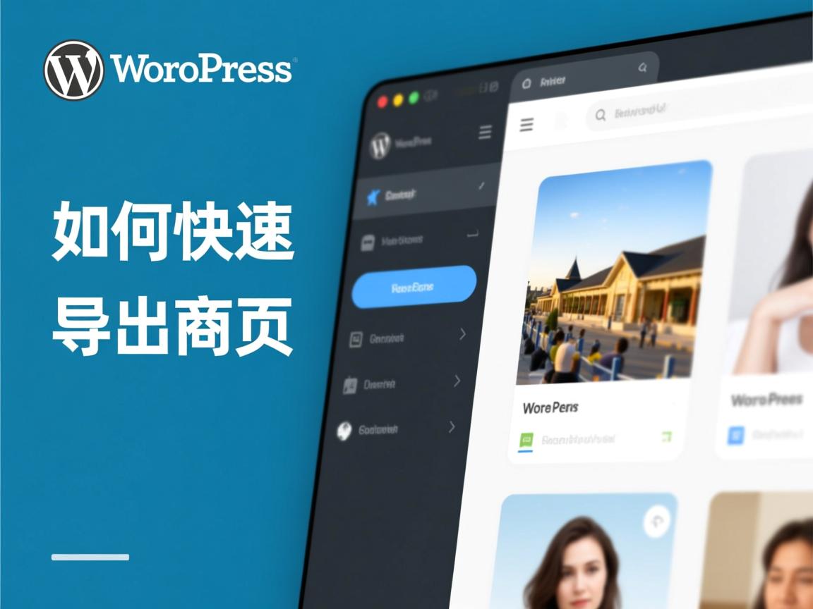 WordPress如何快速导出网页? 第1张 WordPress如何快速导出网页? 第1张