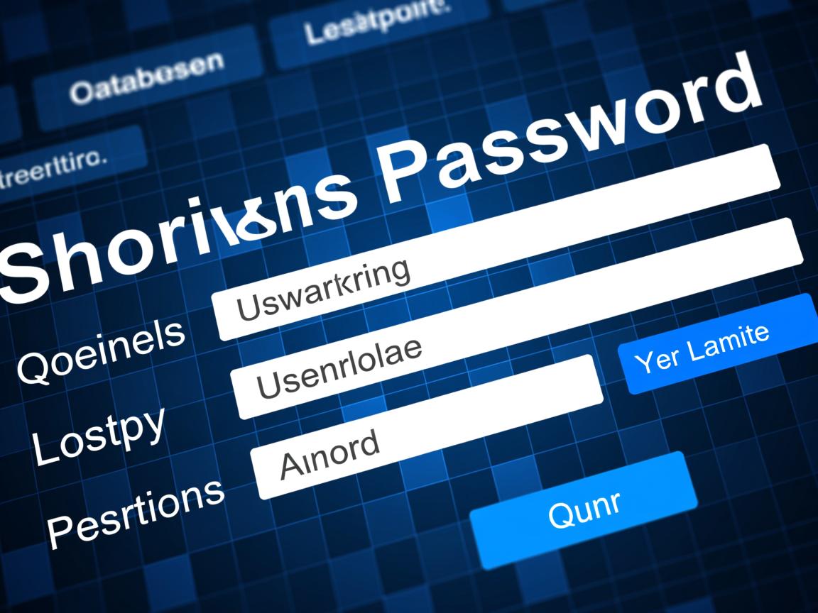 忘记数据库登录用户名密码怎么办 第3张 忘记数据库登录用户名密码怎么办 第3张