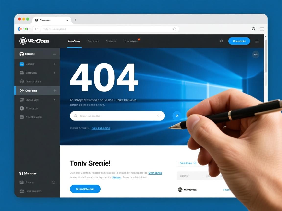 WordPress404页面如何快速设置 第1张 WordPress404页面如何快速设置 第1张