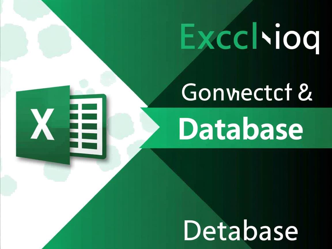 Excel如何连接数据库？  第1张