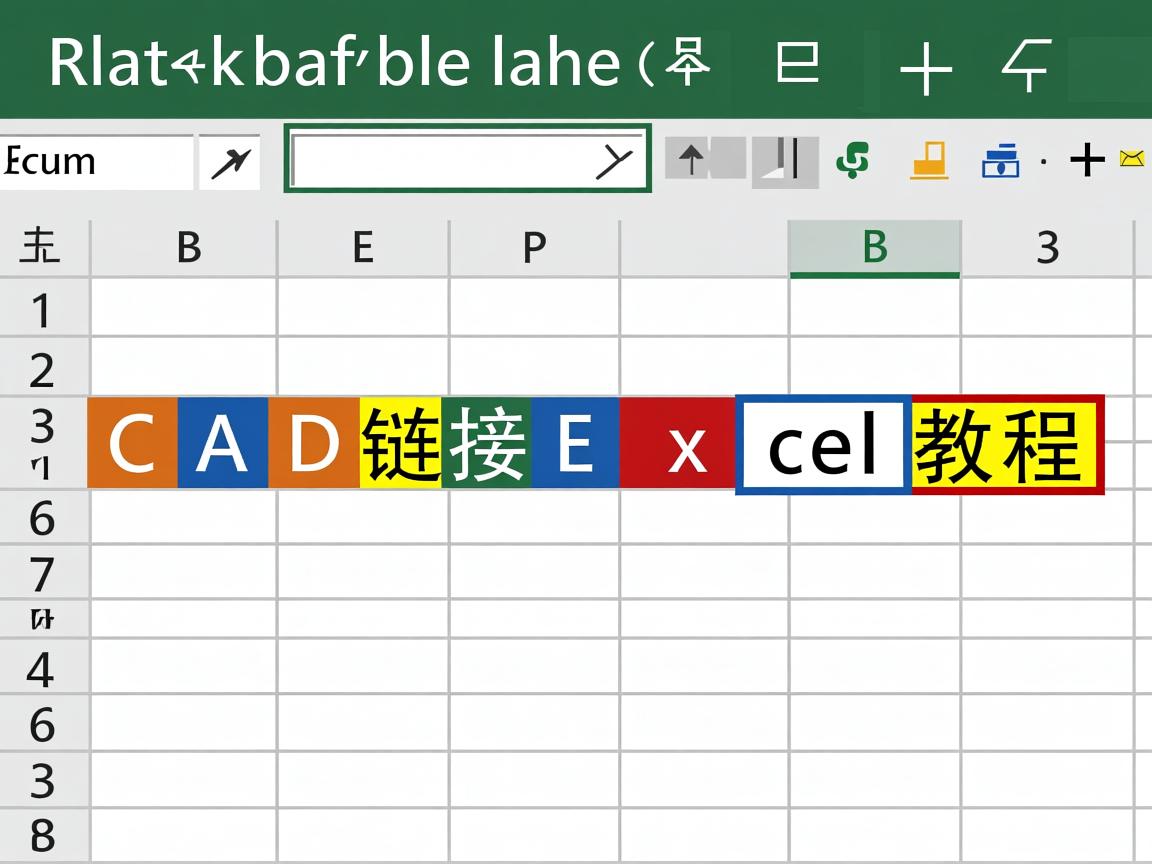 CAD表格链接Excel教程 第1张 CAD表格链接Excel教程 第1张