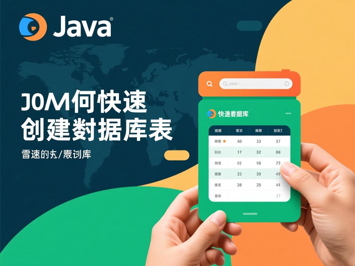 Java如何快速创建数据库表? 第2张 Java如何快速创建数据库表? 第2张